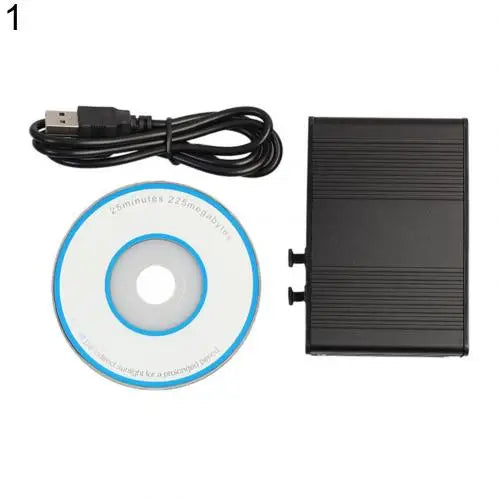 USB 2.0 External 5.1 Channel Optical Audio Sound Card for PC External Sound Card PRIMED black