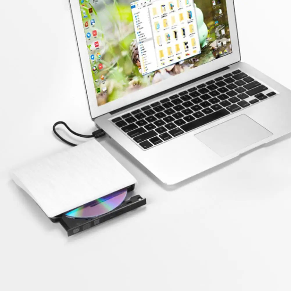 USB 3.0 External CD DVD-ROM Drive – Slim Low Noise for Laptop External Optical Drive PRIMED