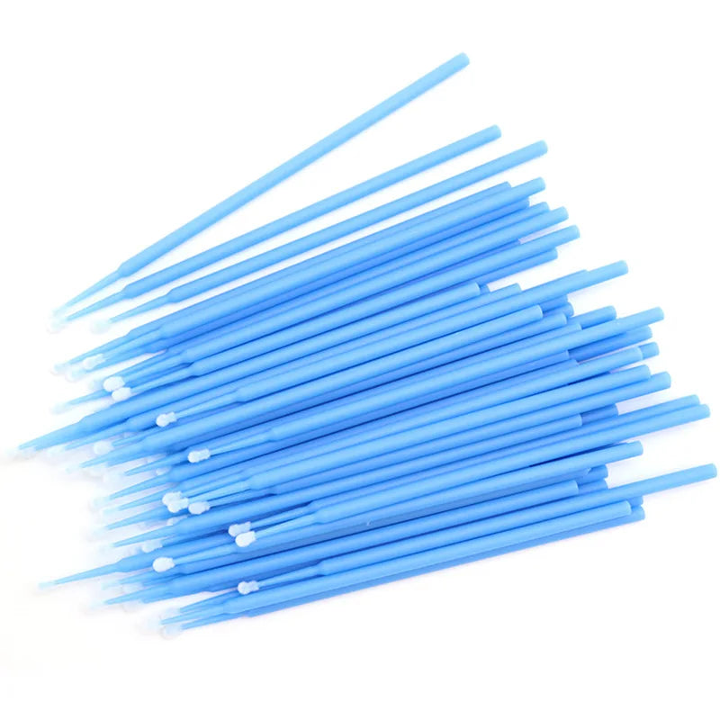 Micro Disposable Eyelash Applicator Brushes – 50/100 Pack Makeup Applicator Brushes PRIMED