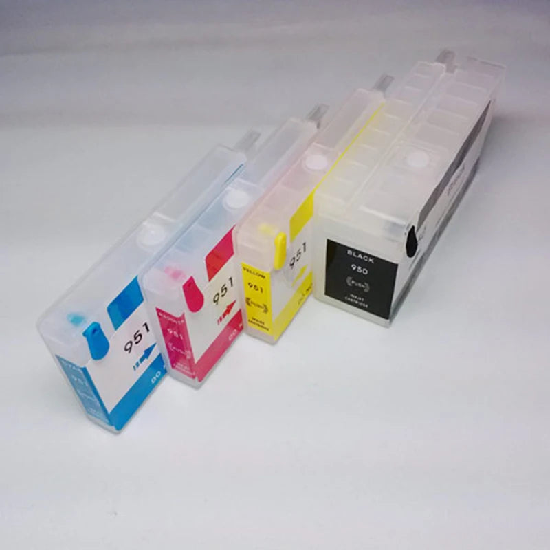 HP 950 951 Refillable Ink Cartridges – Officejet Pro 8600 Set Refillable Ink Cartridge PRIMED