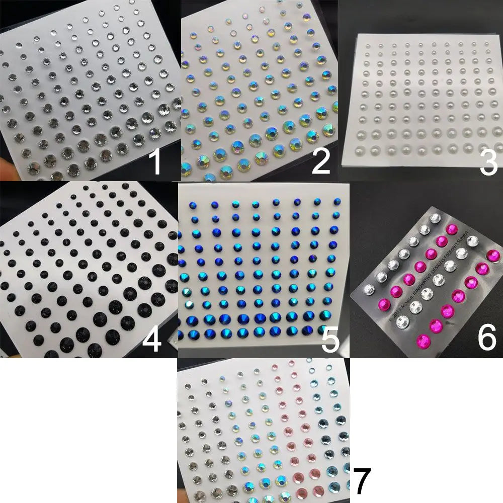 Acrylic Diamond Jewel Stickers for Nails, Face & Body Art