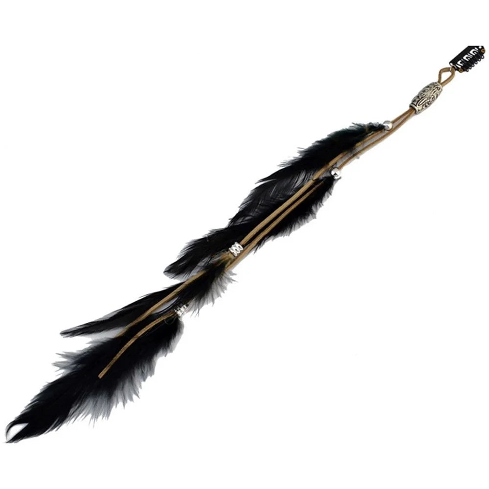 Rhinestone Tassel Hair Chain Clip – Braided Wig Extension
