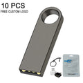 10-Pack Metal USB Flash Drives 1GB–128GB | Free Custom Logo USB Flash Drive PRIMED Black-10PCS 2GBX10PCS China Mainland