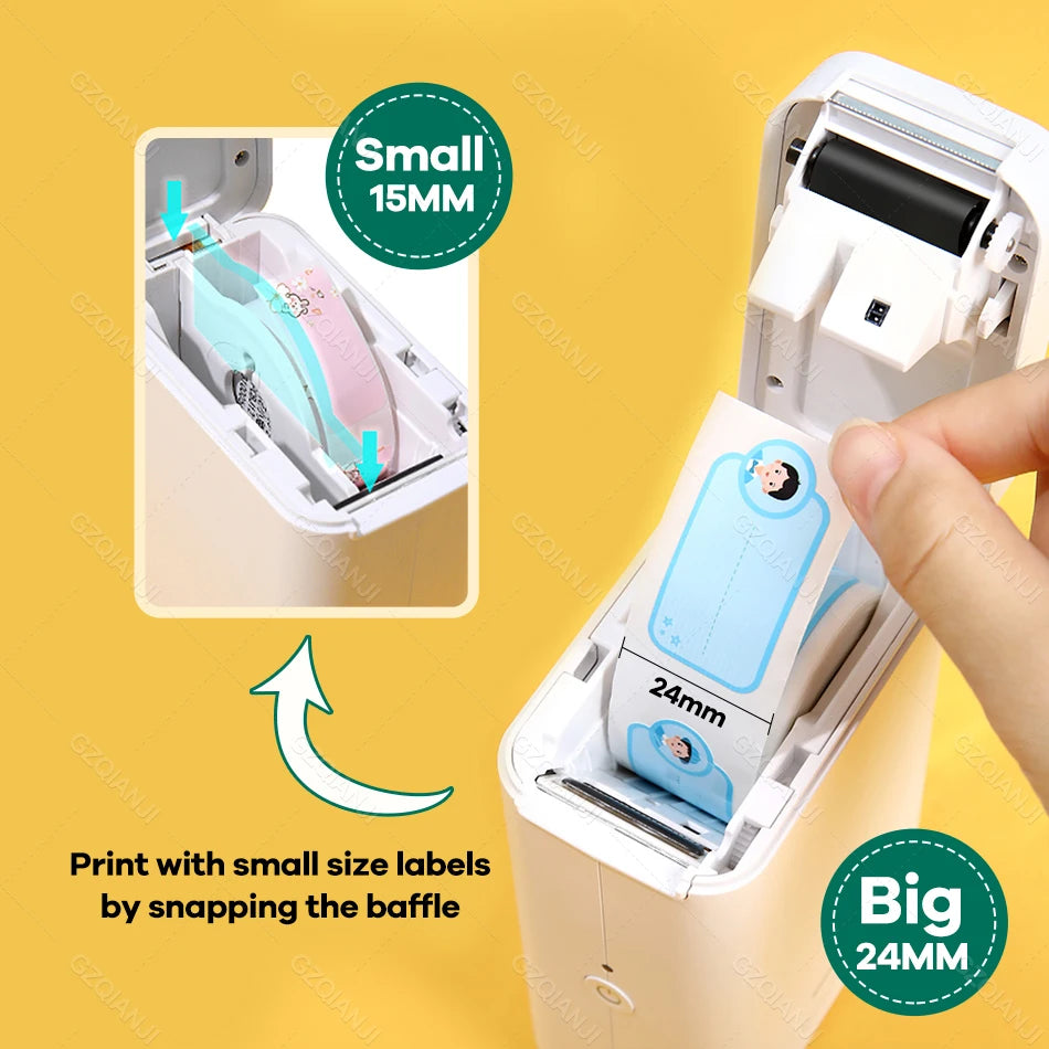 Niimbot D101 25mm Bluetooth Thermal Label Printer + Label Rolls Thermal Label Printer PRIMED