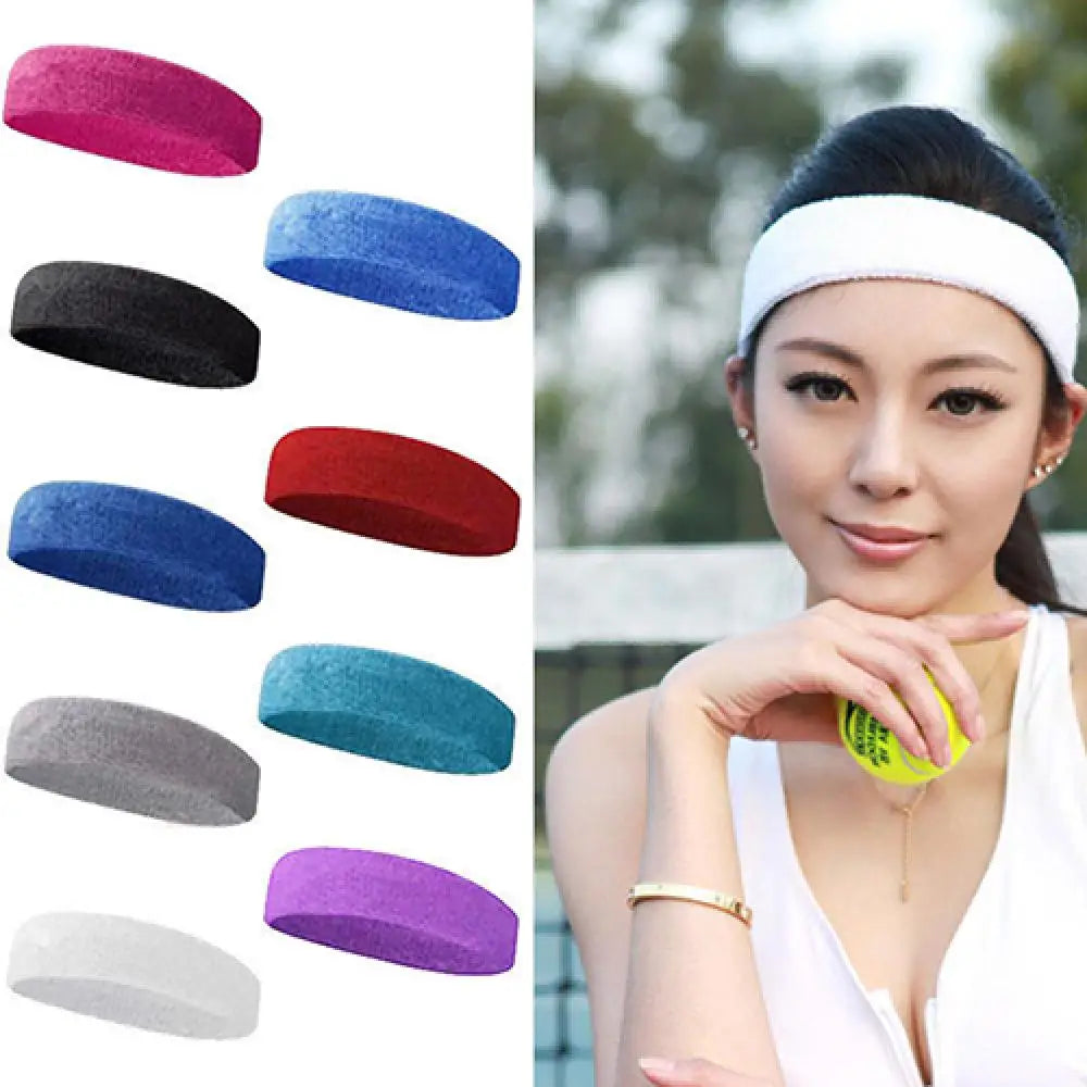 Quick-Dry Sports Sweatband Headband – Gym, Yoga & Fitness Sports Sweatband Headband PRIMED
