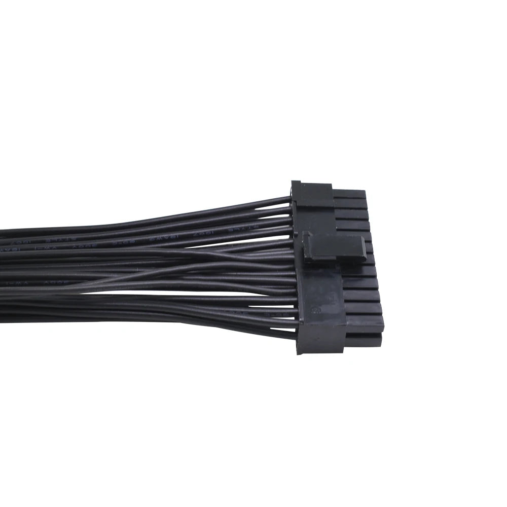 TISHRIC Dual PSU Sync Cable 20+4 24-Pin ATX Power Extension PSU Sync Extension Cable PRIMED