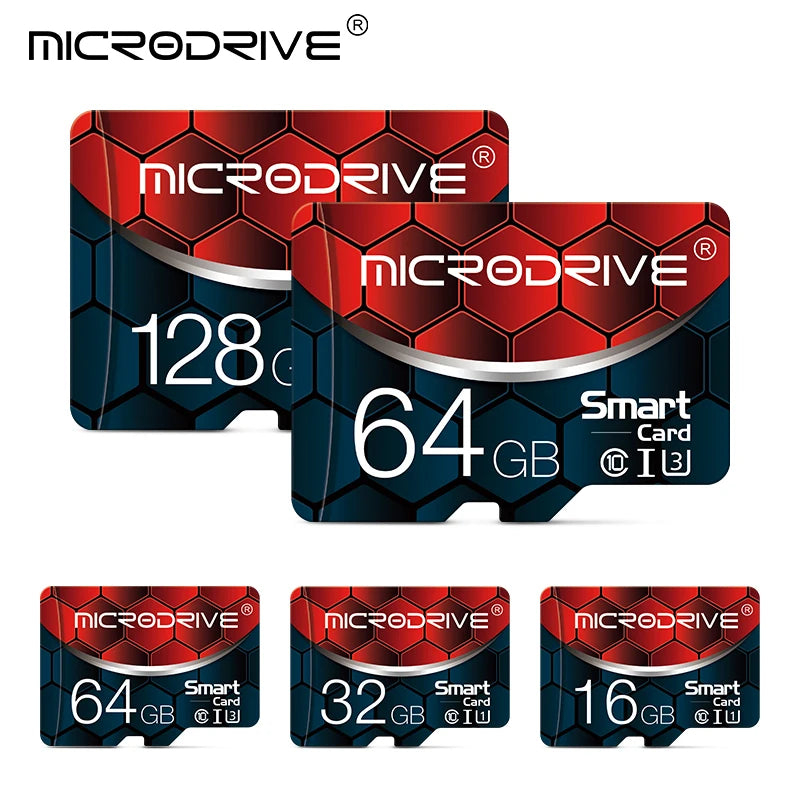 MicroDrive Micro SD Card Class 10 U3 V30 A1 – 4GB to 256GB Micro SD Card PRIMED 64 GB