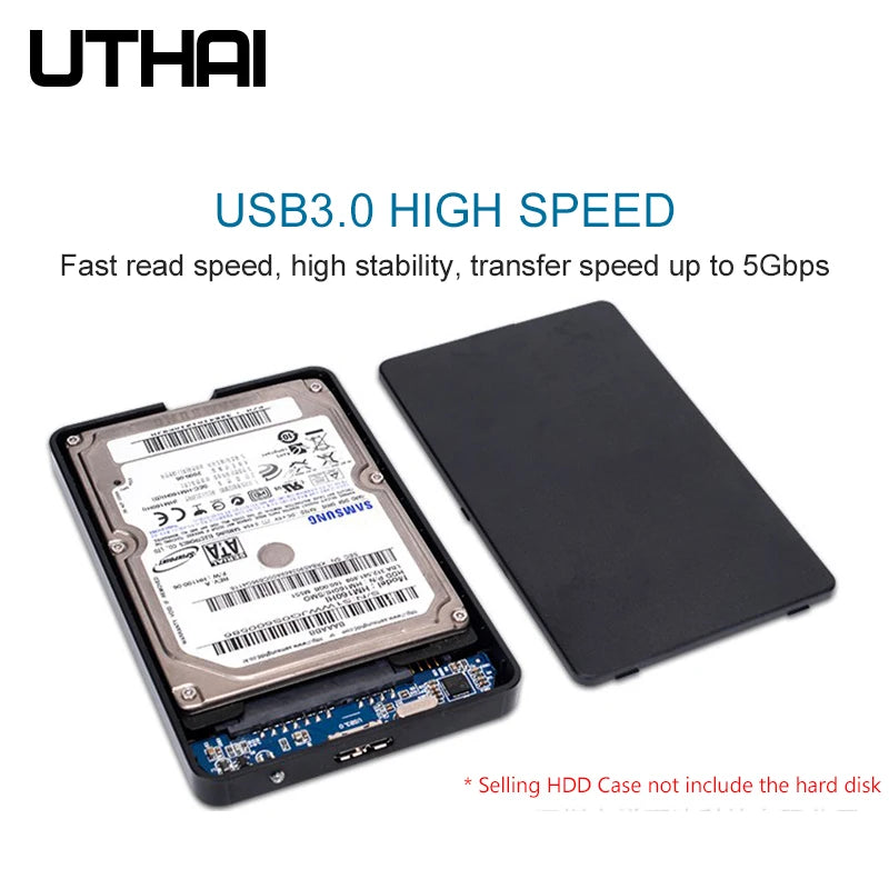 UTHAI T22 2.5" SATA to USB 3.0 HDD & SSD Enclosure Case