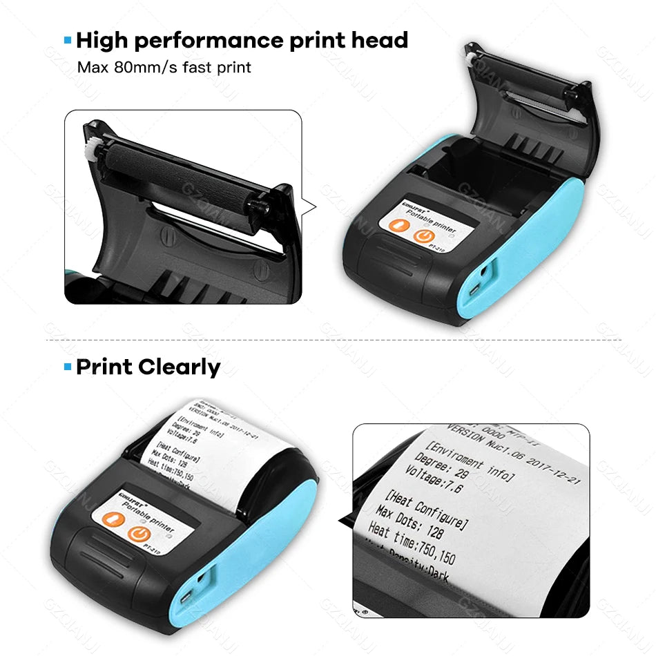 58mm Bluetooth Thermal Receipt Printer – iOS Android Windows Thermal Receipt Printer PRIMED