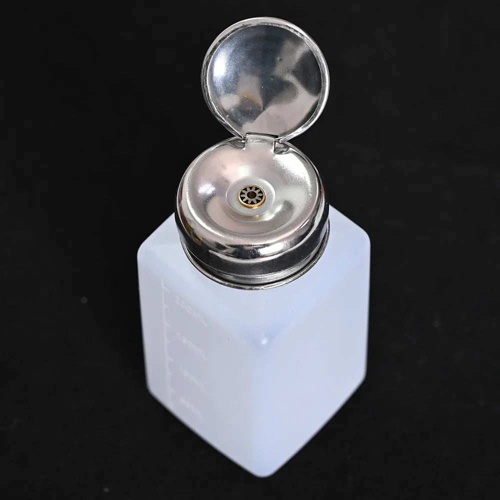 200ml Push-Down Pump Dispenser Bottle – Nail Polish Remover