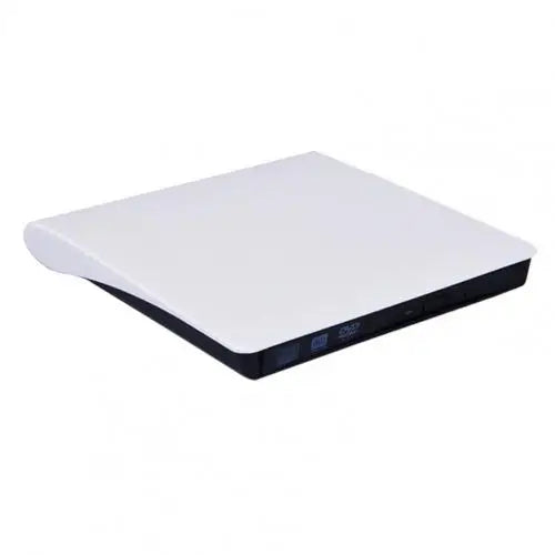 USB 3.0 External CD DVD-ROM Drive – Slim Low Noise for Laptop External Optical Drive PRIMED WHITE