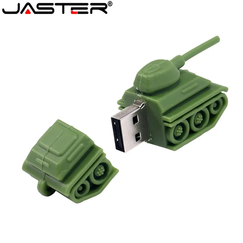 JASTER Tank Model USB Flash Drive 8GB–64GB | Cartoon Pen Drive USB Flash Drive PRIMED