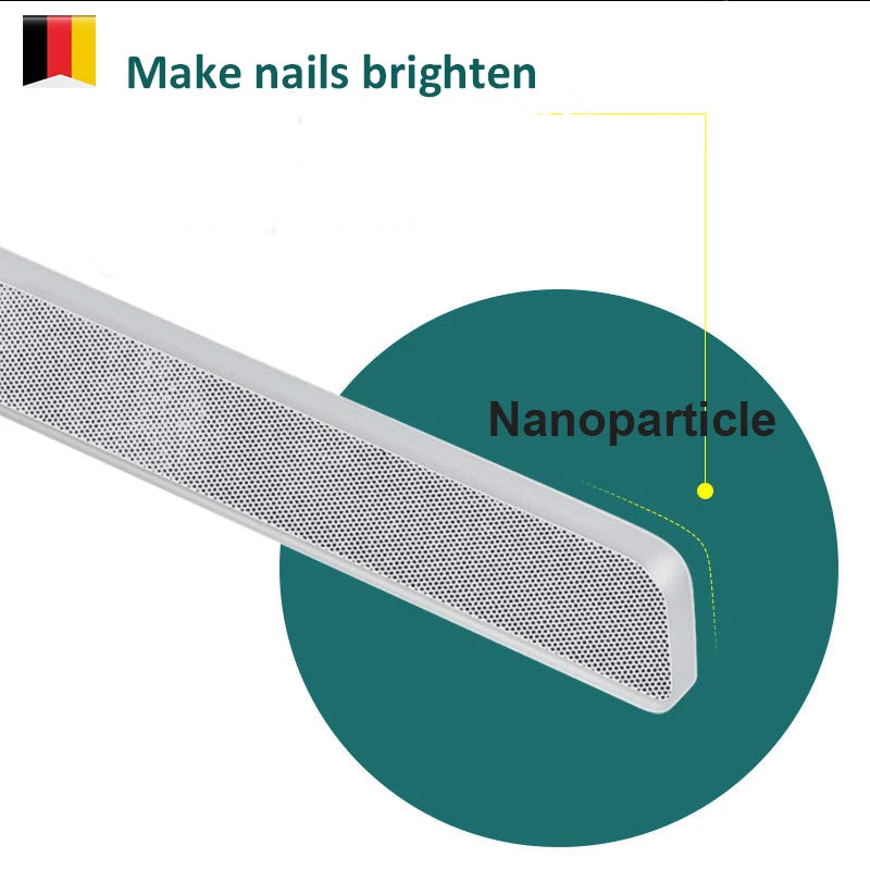 Nano Glass Nail File – Professional Polishing Manicure Tool Nail File & Buffer PRIMED