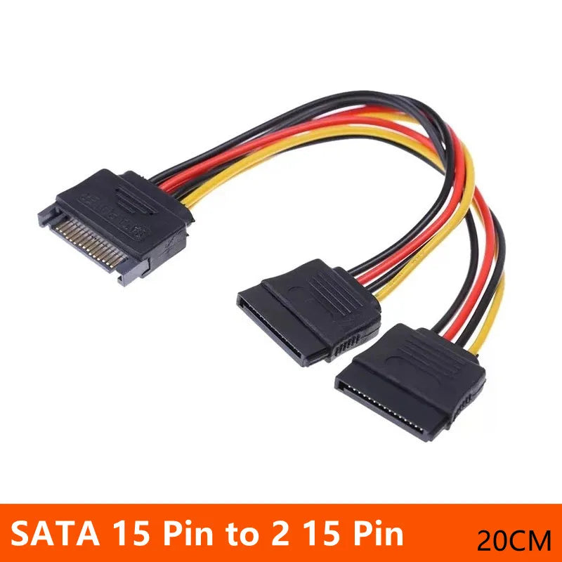 Molex IDE to SATA Power Cable Adapter & Splitter – PC HDD SATA Power Cable PRIMED