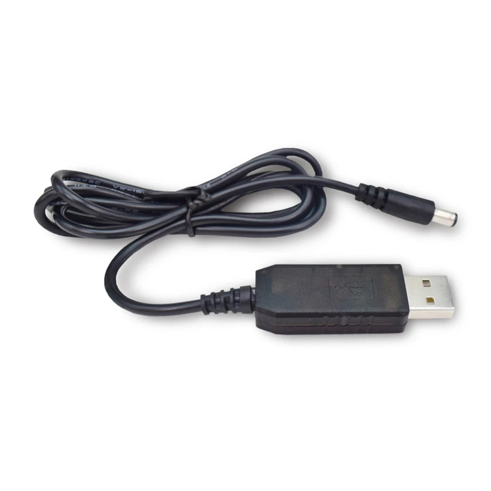 USB 5V to 12V/9V/8.4V Step-Up Power Adapter Cable 5.5x2.1mm Step-Up Power Cable PRIMED 8V