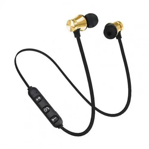 XT11 Neckband Bluetooth In-Ear Earphones with Mic & ANC Neckband Earphones PRIMED Golden