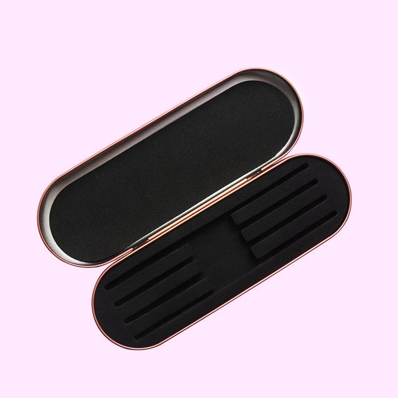 4-Slot Tinplate Eyelash Tweezer Storage Box | Lash Tool Case Lash Tool Storage Box PRIMED
