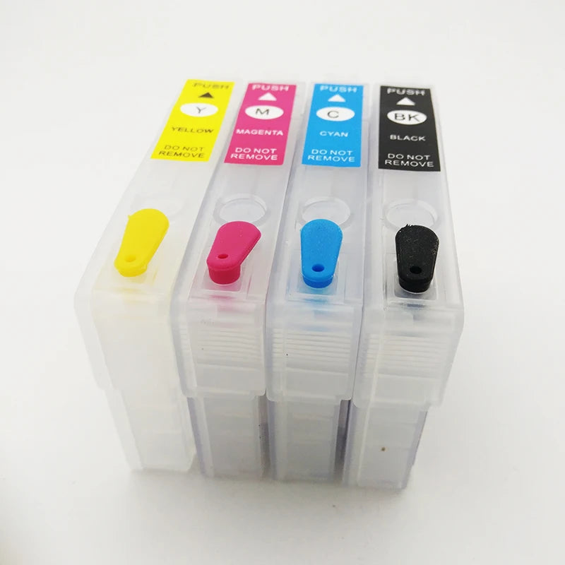 Einkshop 220 220XL Refillable Ink Cartridge Set for Epson Refillable Ink Cartridge PRIMED