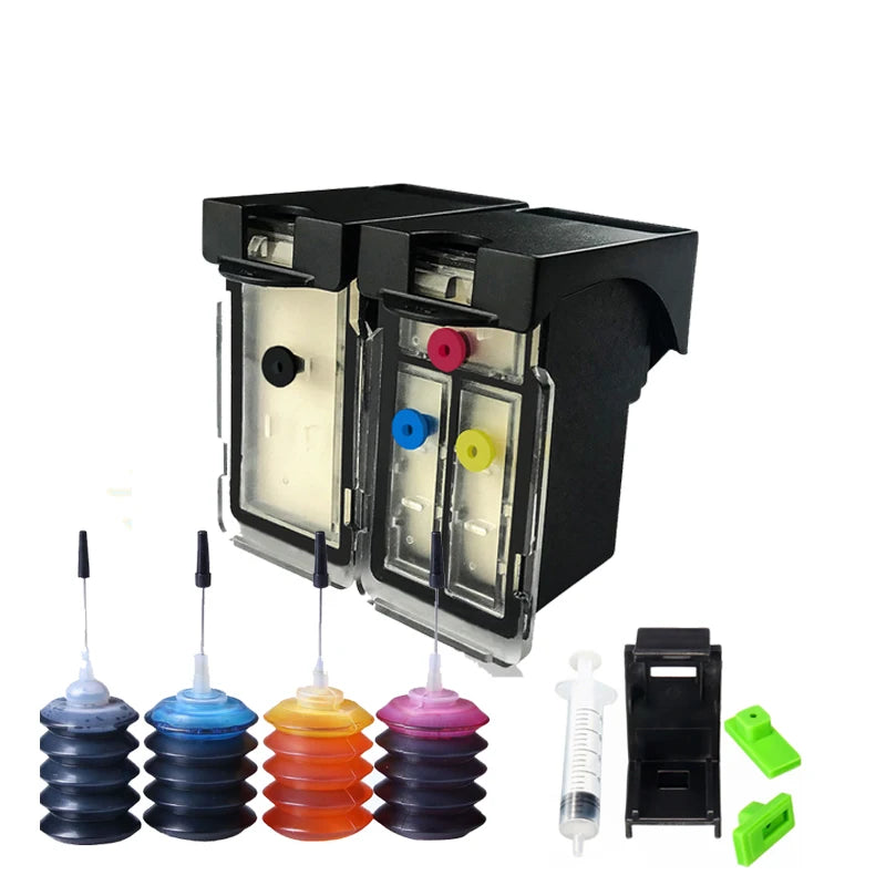PG-245XL CL-246XL Ink Cartridge Refill Kit for Canon Pixma Ink Cartridge Kit PRIMED One set with ink