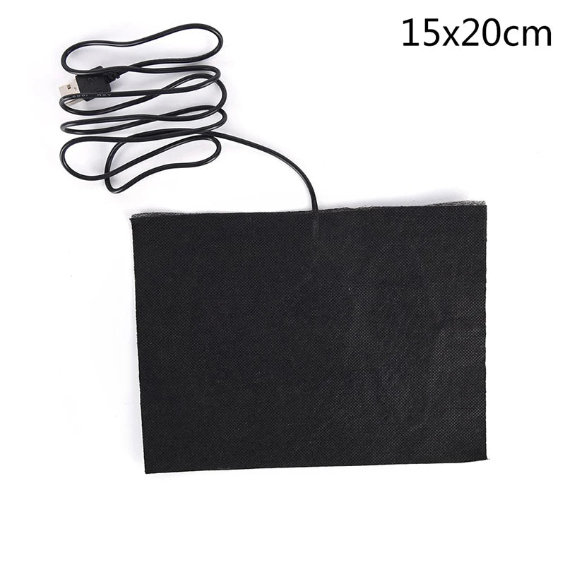 USB 5V Carbon Fiber Heating Pad – Flexible Electric Heat Mat