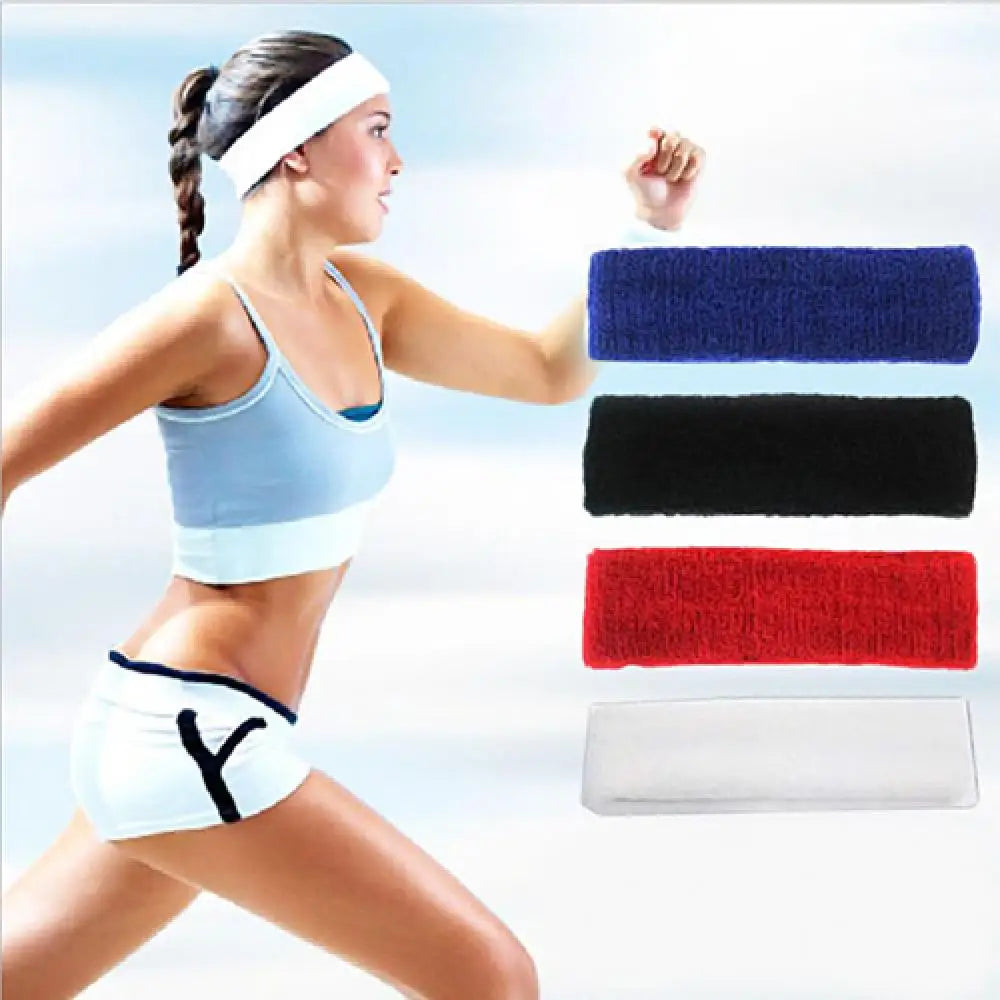 Quick-Dry Sports Sweatband Headband – Gym, Yoga & Fitness Sports Sweatband Headband PRIMED