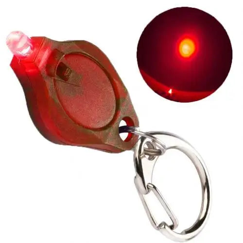 UV LED Keychain Flashlight – Mini Currency Detector Light LED Keychain Flashlight PRIMED Red