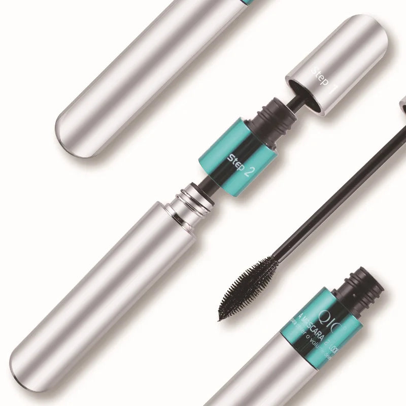 QIC 4D Silk Fiber Mascara – Waterproof, Volume & Length