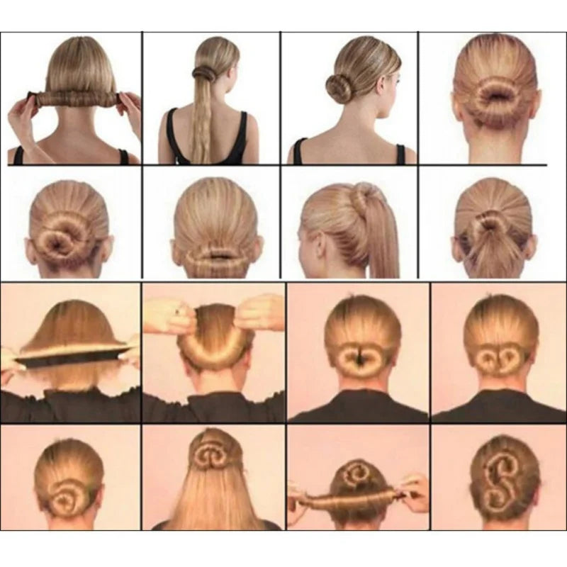 Magic Bun Maker & French Twist Hair Braider – 6 Colors Hair Bun Maker PRIMED
