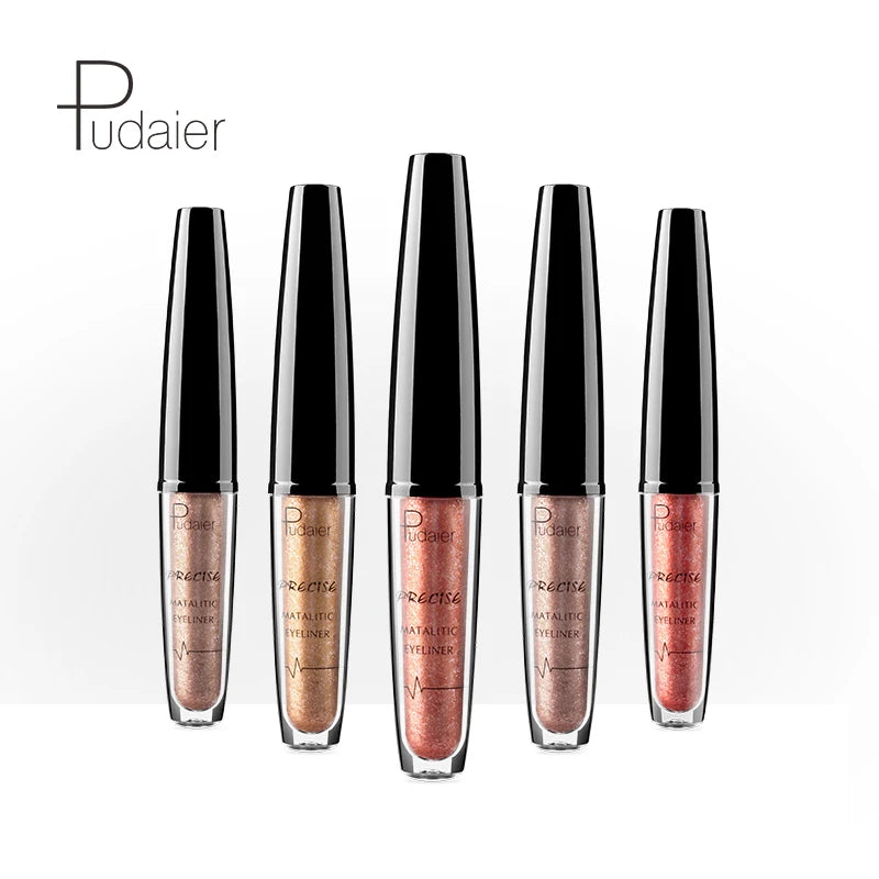 Blana 16-Color Shimmer Glitter Liquid Eyeliner Gel – Waterproof Liquid Gel Eyeliner PRIMED