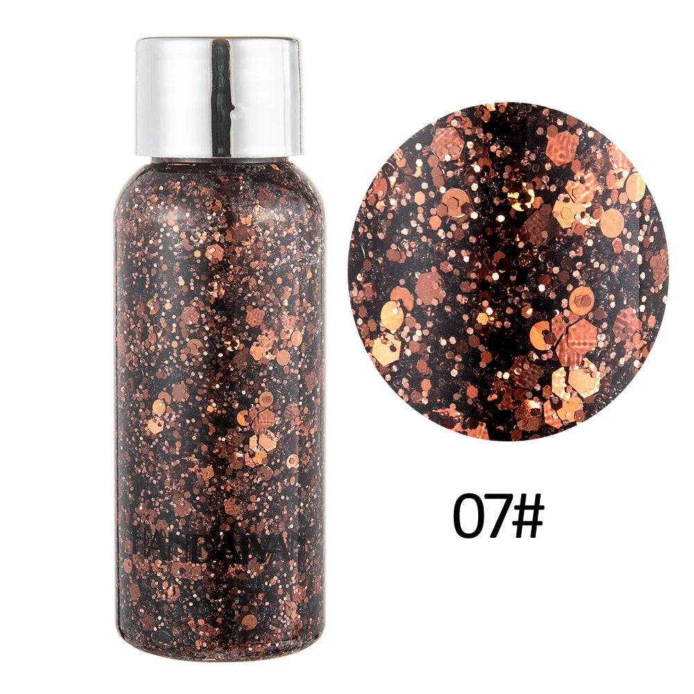 HANDAIYAN Body Face Glitter Gel – Festival & Party Sequins Body Glitter Gel PRIMED 07