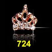 3D Crown Nail Charms – Crystal Rhinestone Jewelry 10pcs Nail Art Charms PRIMED 724-10pcs