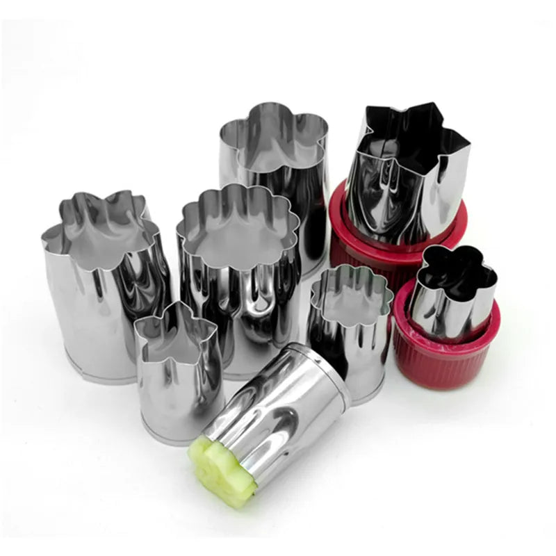 Vegetable Cutter Shapes – DIY Flower Fruit & Cookie Molds