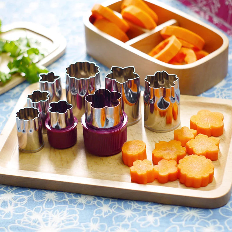 Vegetable Cutter Shapes – DIY Flower Fruit & Cookie Molds