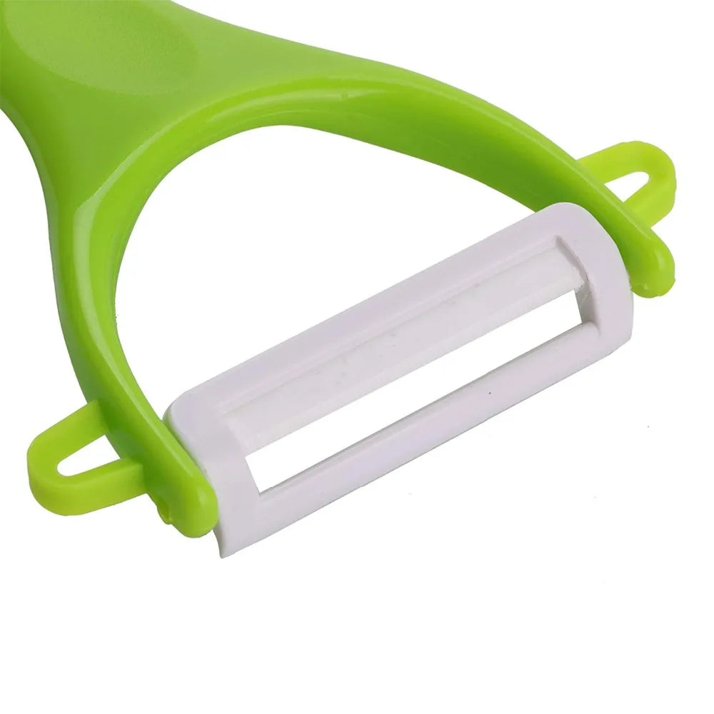LMETJMA Ceramic Vegetable & Fruit Peeler – 4 Colors Ceramic Vegetable Peeler PRIMED