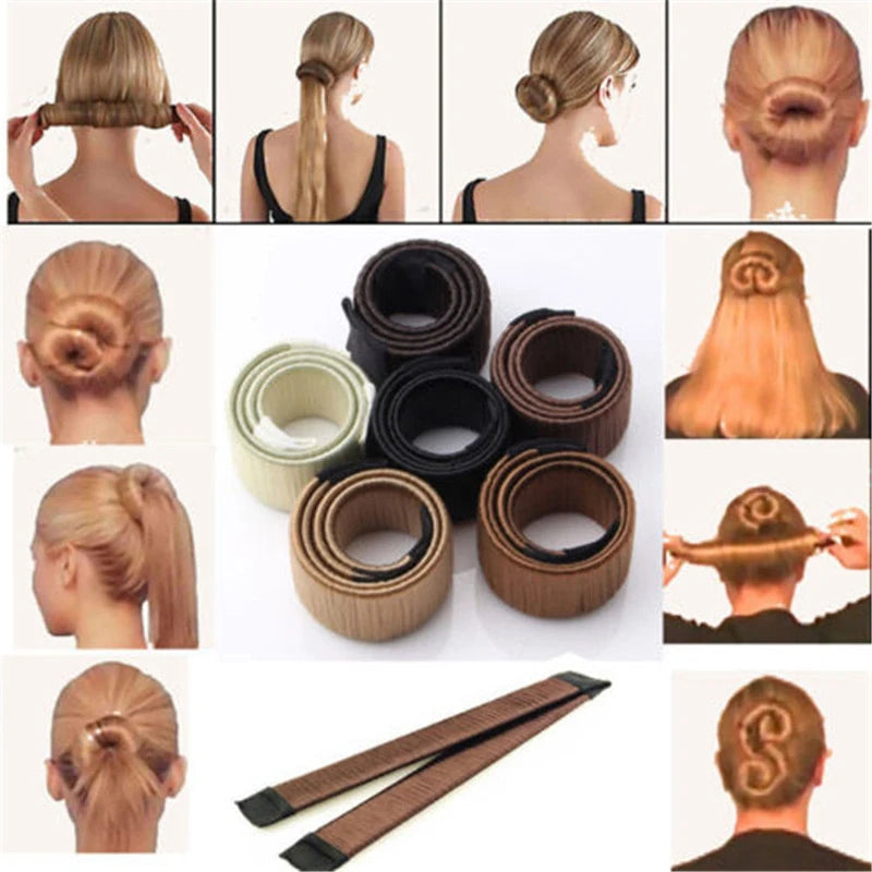 Magic Bun Maker & French Twist Hair Braider – 6 Colors Hair Bun Maker PRIMED