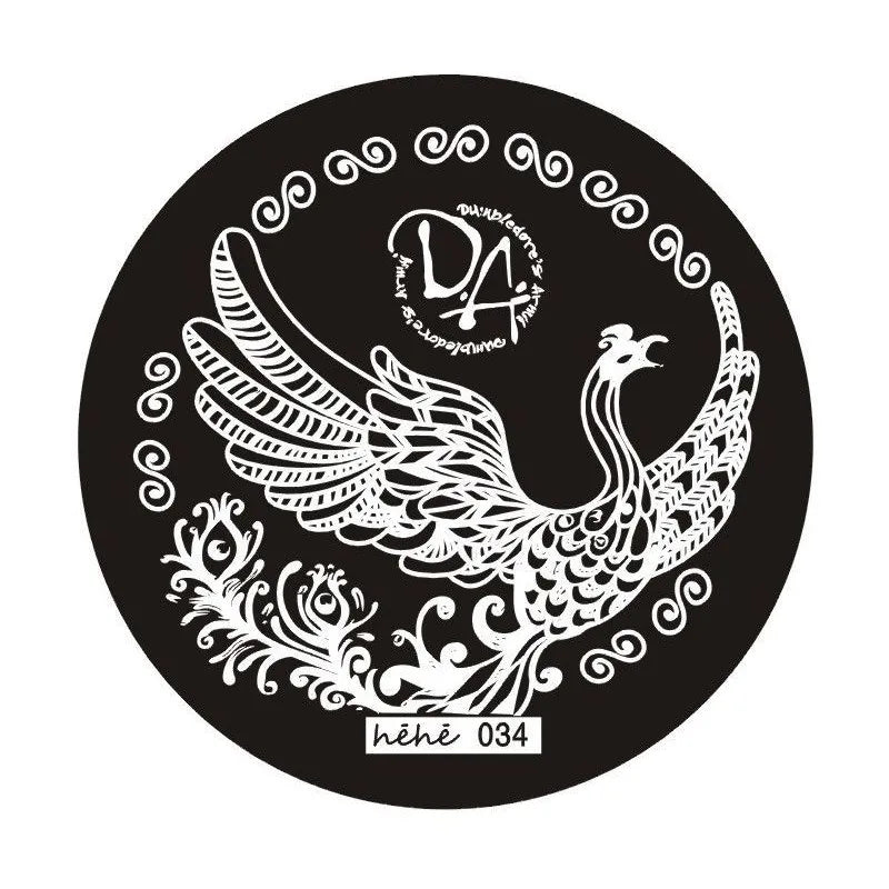 MAFANAILS Cute Cat Paw Nail Art Stamping Plate 5.5cm | 108 Designs Nail Stamping Plate PRIMED 34