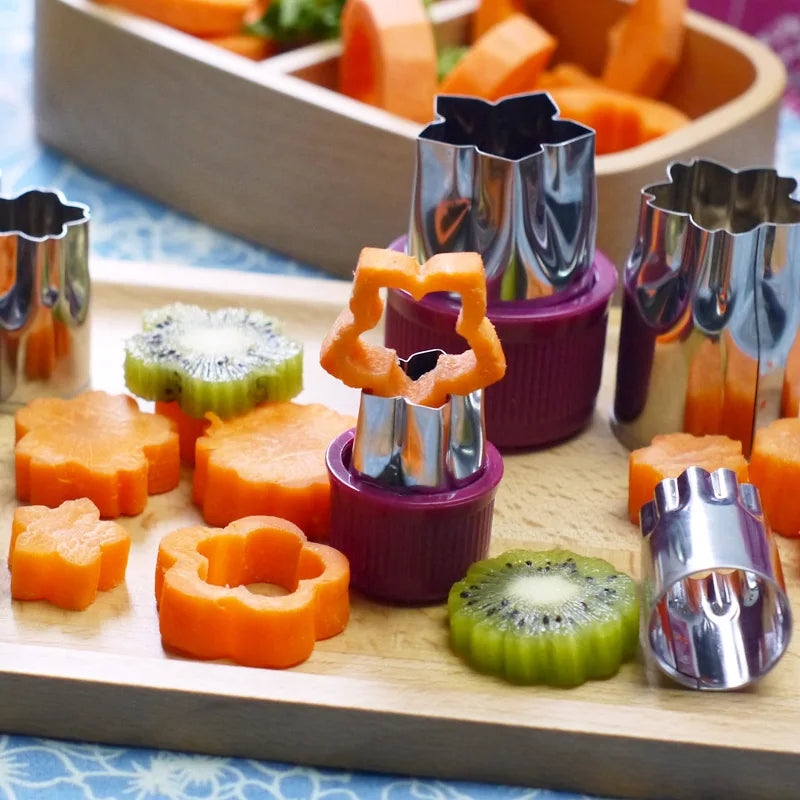 Vegetable Cutter Shapes – DIY Flower Fruit & Cookie Molds