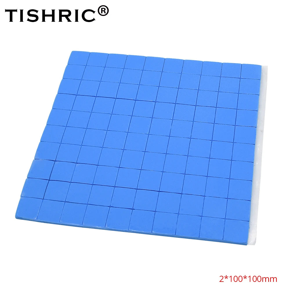 TISHRIC Thermal Pad 0.5–2mm | CPU GPU Heatsink Silicone Sheet