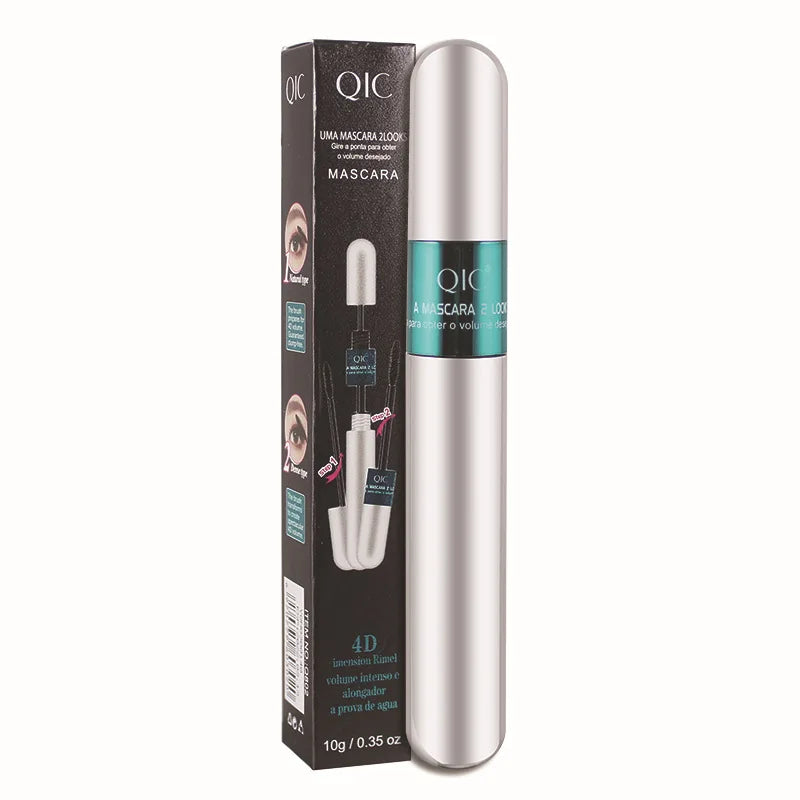 QIC 4D Silk Fiber Mascara – Waterproof, Volume & Length