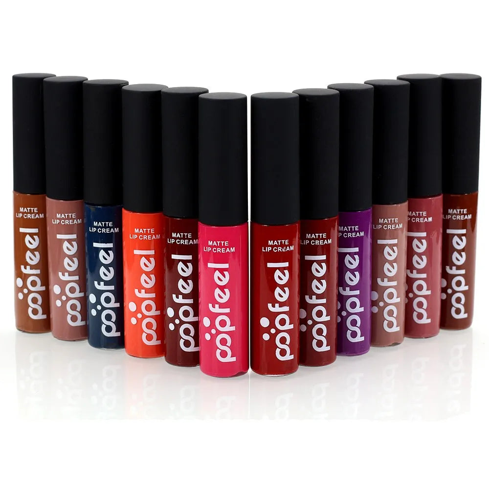 Blana Matte Liquid Lipstick – 12 Shades, Waterproof, Long-Lasting Matte Liquid Lipstick PRIMED