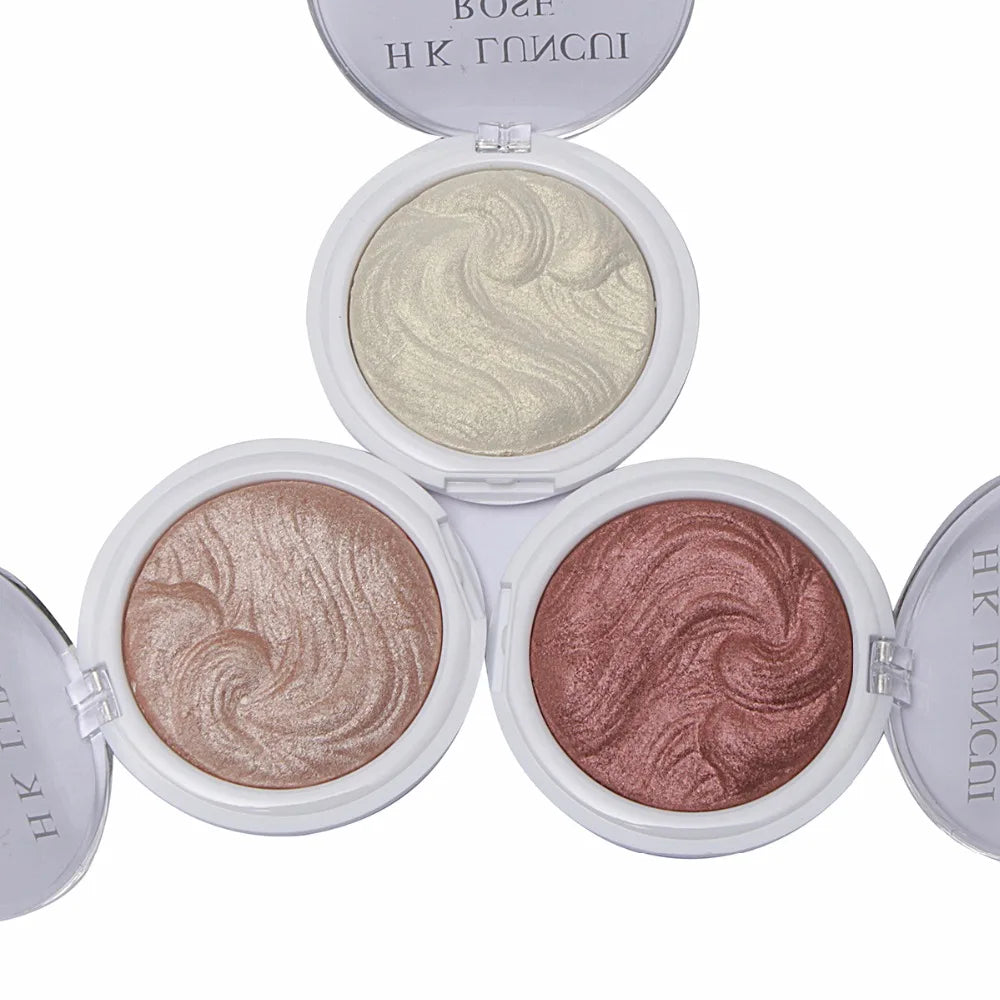 3D Shimmer Highlighter Palette – Bronzer & Illuminator Makeup Bronzer Highlighter Palette PRIMED