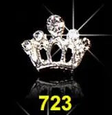 3D Crown Nail Charms – Crystal Rhinestone Jewelry 10pcs Nail Art Charms PRIMED 723-10pcs