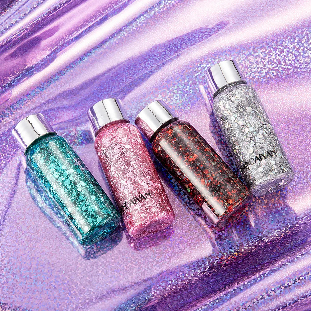 HANDAIYAN Body Face Glitter Gel – Festival & Party Sequins Body Glitter Gel PRIMED