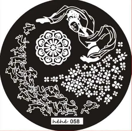 MAFANAILS Cute Cat Paw Nail Art Stamping Plate 5.5cm | 108 Designs Nail Stamping Plate PRIMED 58