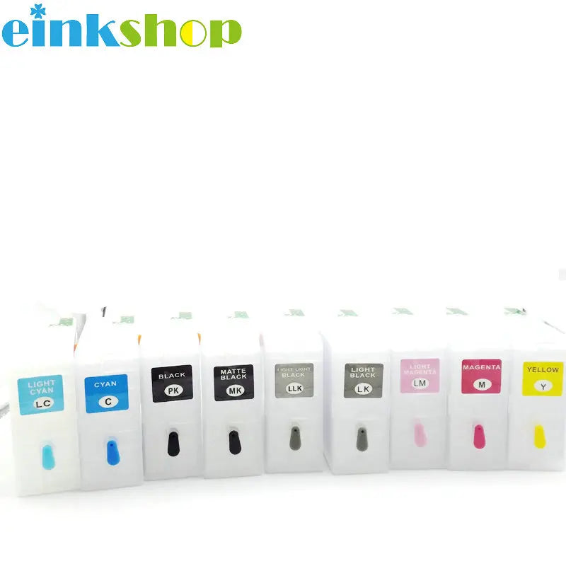 T5801–T5809 Refillable Ink Cartridges – Epson Stylus Pro 3800 3880 Refillable Ink Cartridge PRIMED