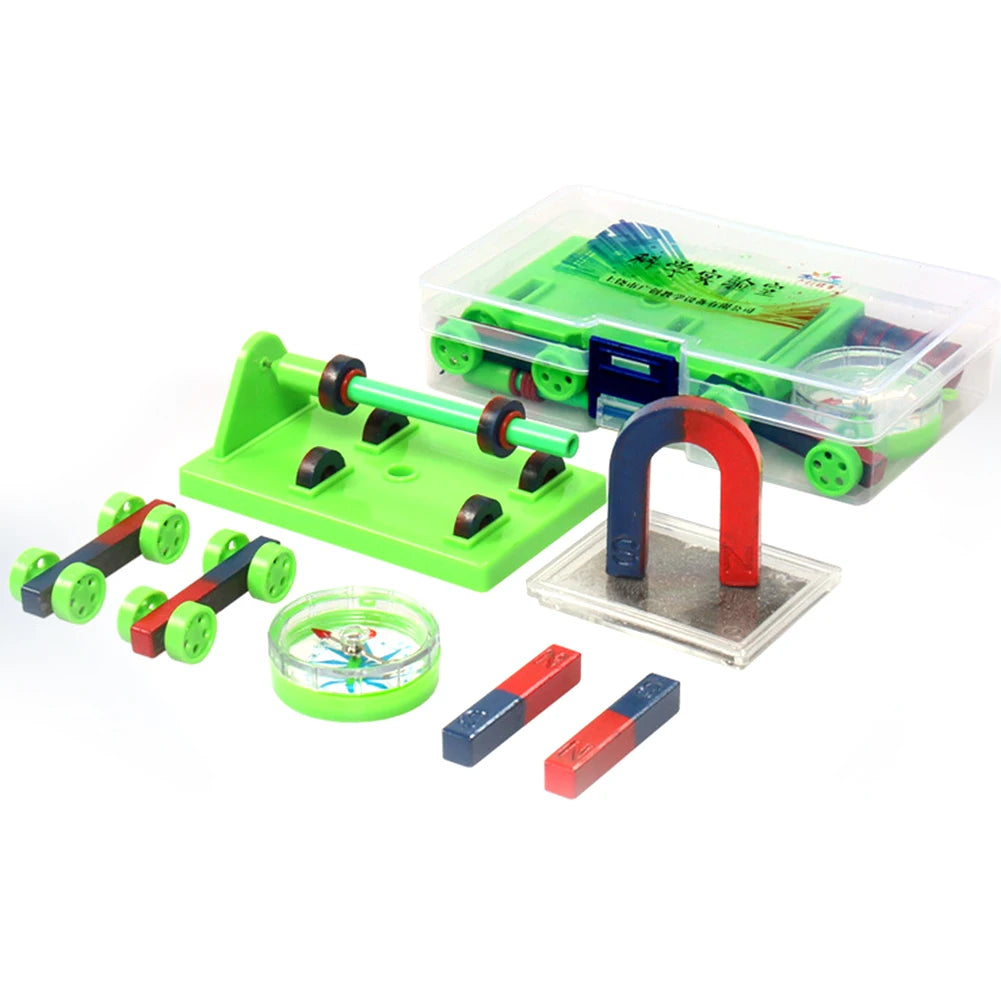 Kids Magnet Science Kit – Bar, Ring & Horseshoe Set 16pcs Science Experiment Kit PRIMED