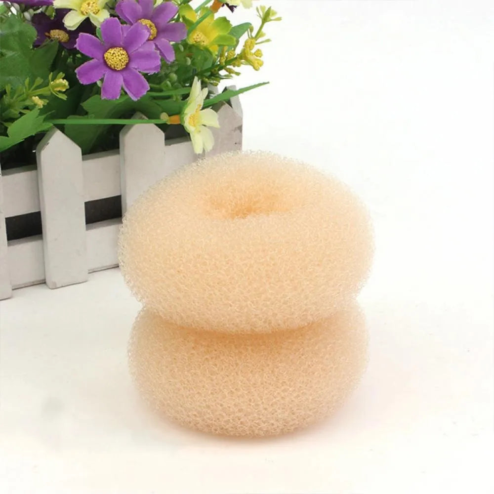 Hair Donut Bun Maker – Foam Sponge Updo Styling Tool Hair Bun Maker PRIMED