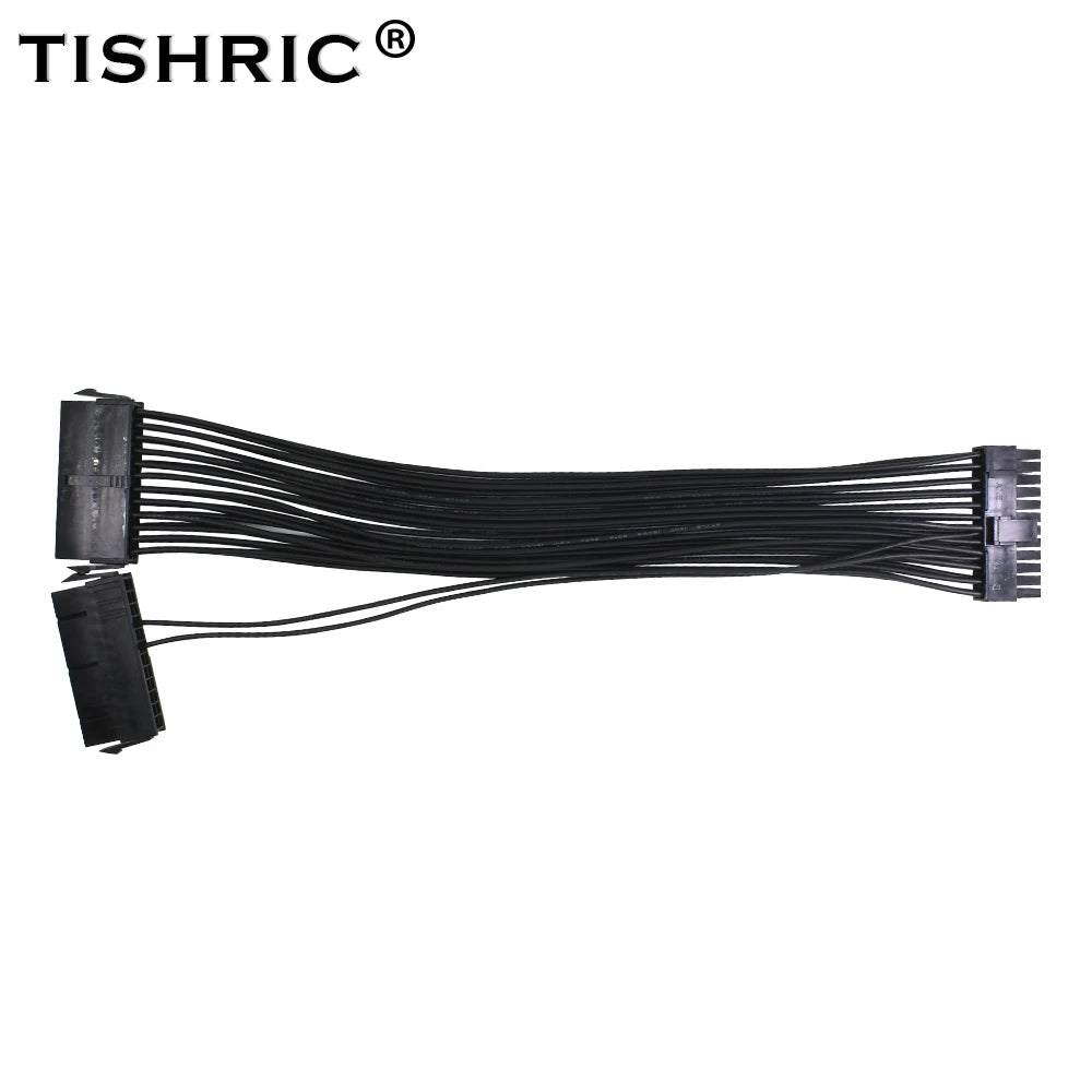 TISHRIC Dual PSU Sync Cable 20+4 24-Pin ATX Power Extension PSU Sync Extension Cable PRIMED China Mainland