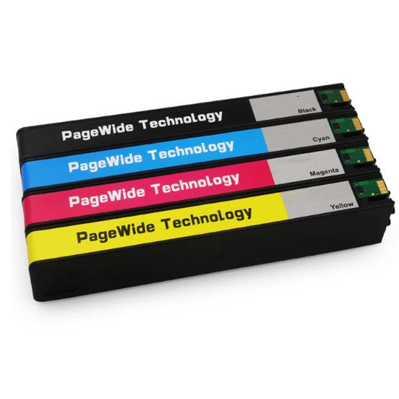 HP 973XL Compatible Ink Cartridges BK/C/M/Y – PageWide Pro Ink Cartridge PRIMED