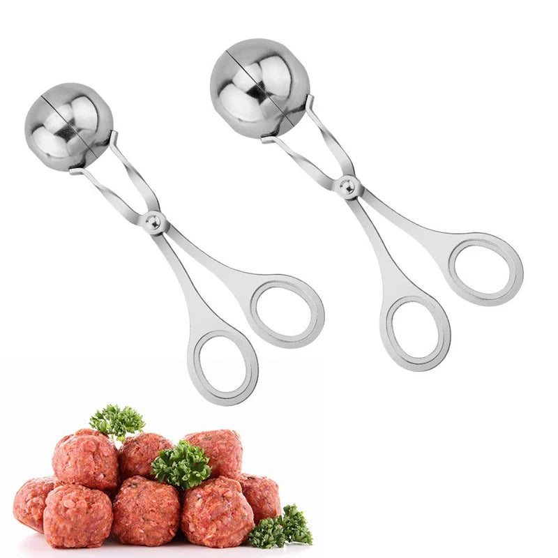 Stainless Steel Meatball Maker – Non-Stick Fish & Meat Baller Meatball Maker Tool PRIMED